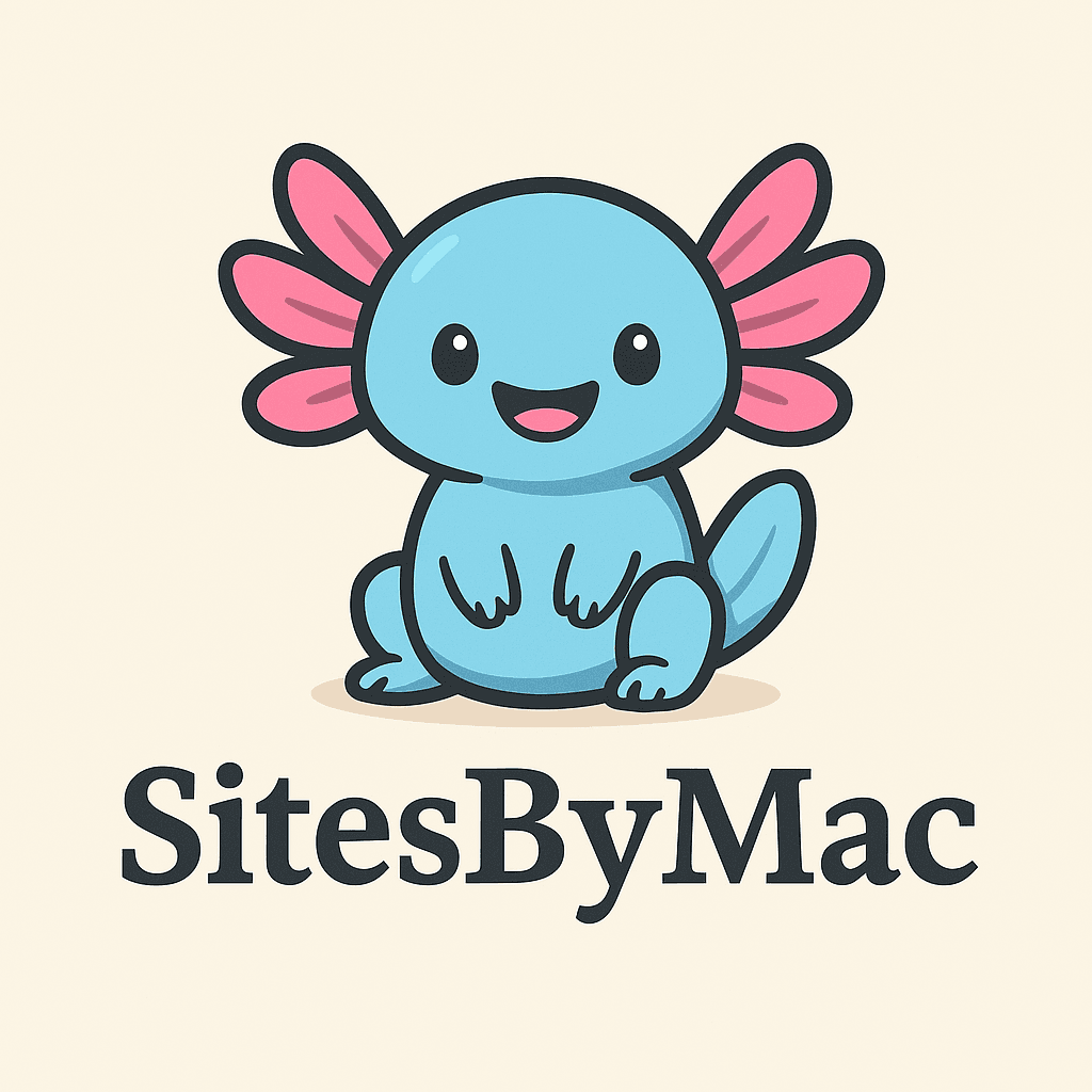 McAxl - SitesByMac.dev mascot